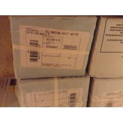 18 boxes white tiles