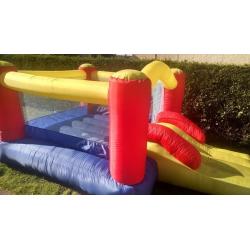 Bouncy castle and blower