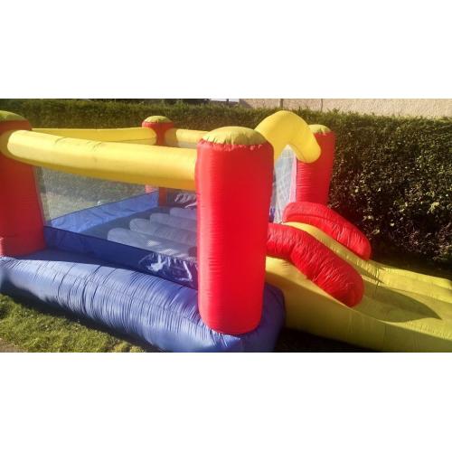 Bouncy castle and blower