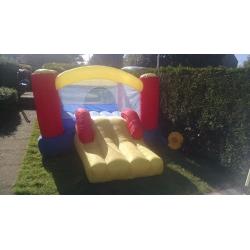 Bouncy castle and blower