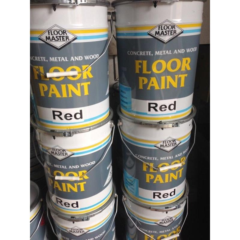 Paint Master Red Floor Paint (20L Drums)