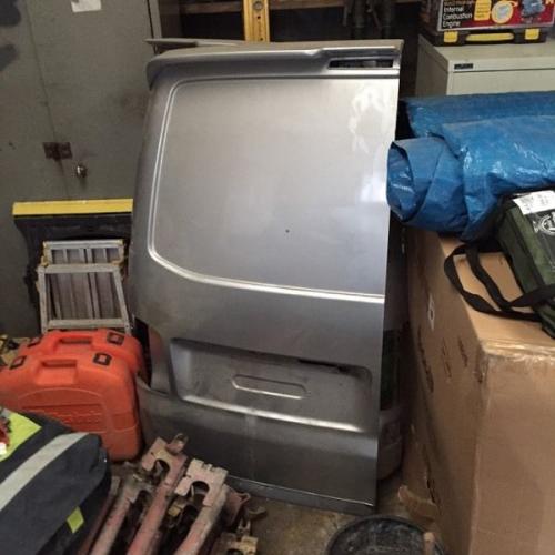 Volkswagen T5 Transporter Barn Doors with Spoiler - Pair