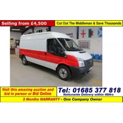 2012 - 12 - FORD TRANSIT T350 2.2TDCI 140PS MEDIUM HIGH ROOF LWB VAN (GUIDE PRIC