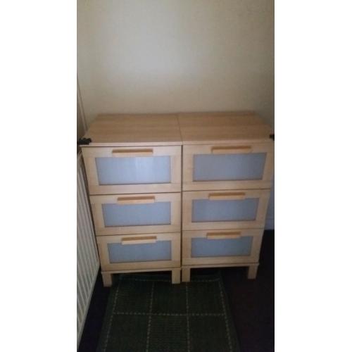 Ikea Aneboda Chest of Drawers x2