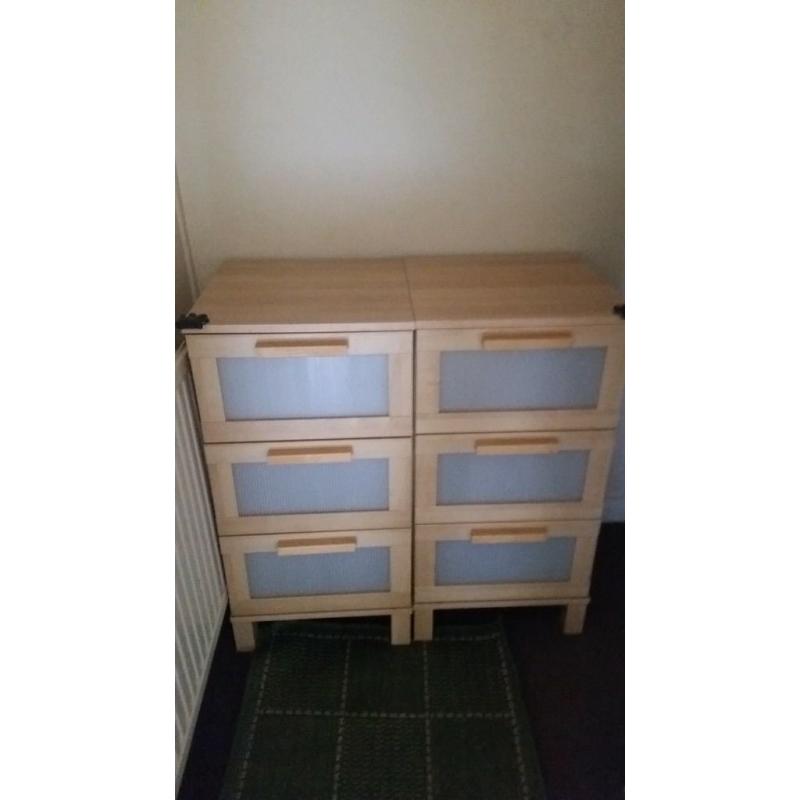 Ikea Aneboda Chest of Drawers x2
