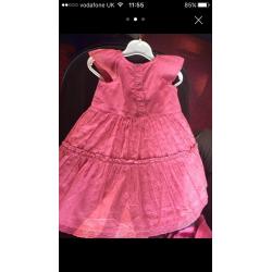Girls 2piece dress and pants 6-9months