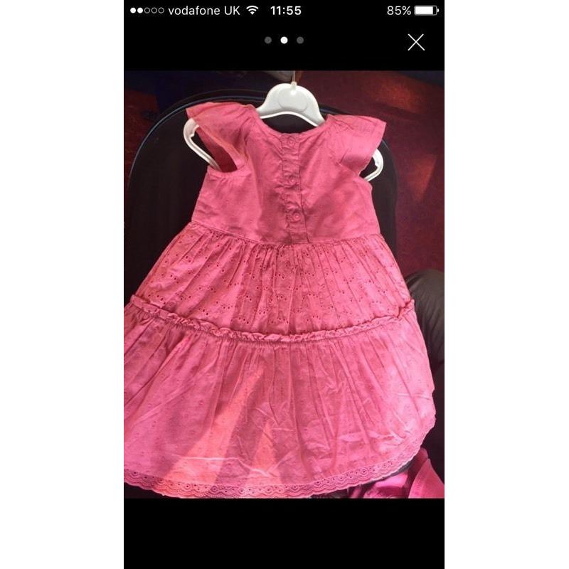 Girls 2piece dress and pants 6-9months