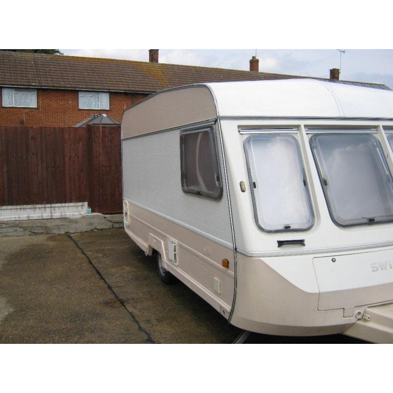 sprite coronette 2 berth caravan. fullsize awning. fully equiped,
