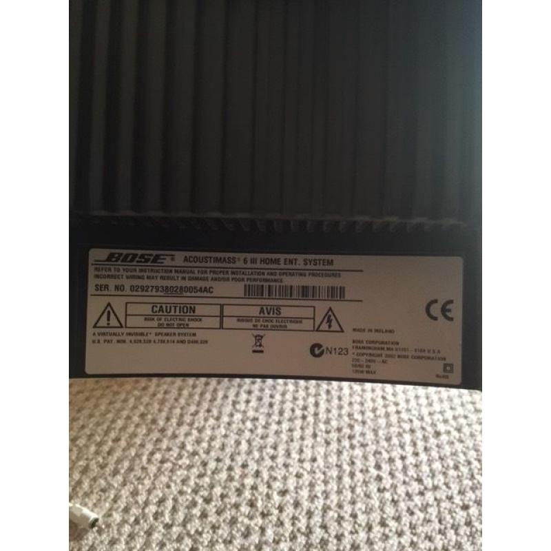 Bose Acoustimass 6 Series III