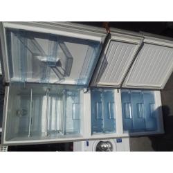 black gloss haier fridge freezer