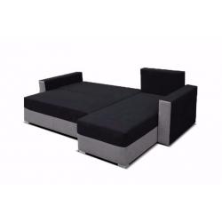 MOJITO BRAND NEW CORNER SOFA BED UNIVERSAL BLACK AND GREY