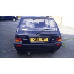 Rover Metro 1.1L Catalyst (Petrol) 1992 3 door