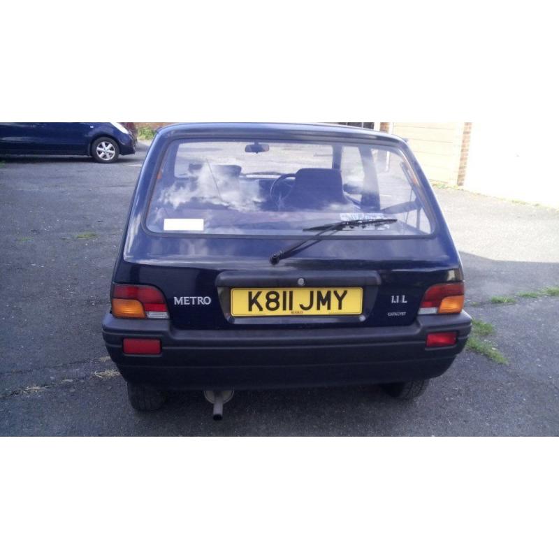Rover Metro 1.1L Catalyst (Petrol) 1992 3 door