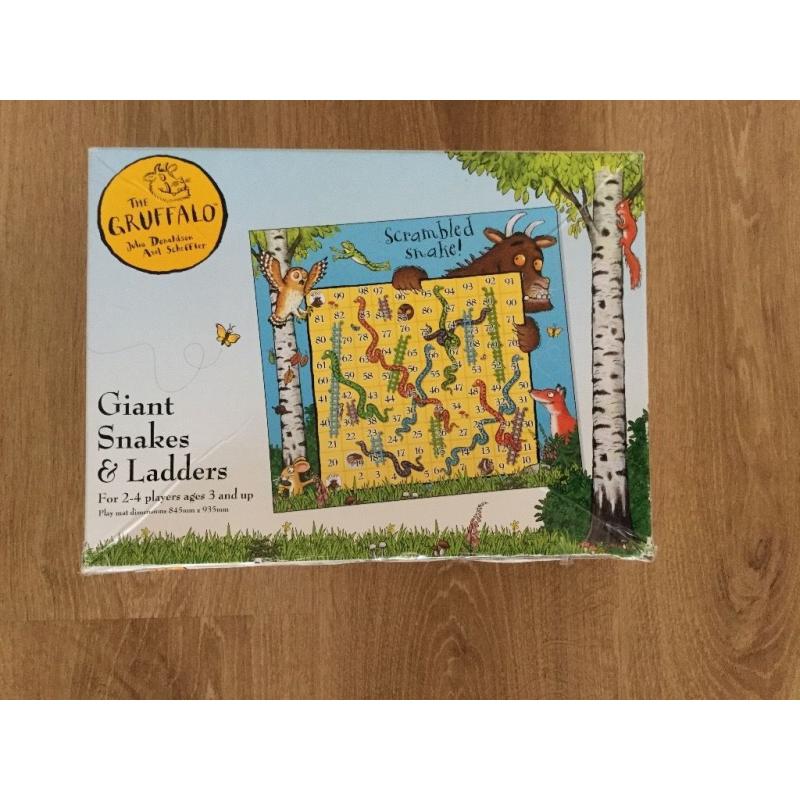 Giant snakes and ladders the Gruffalo