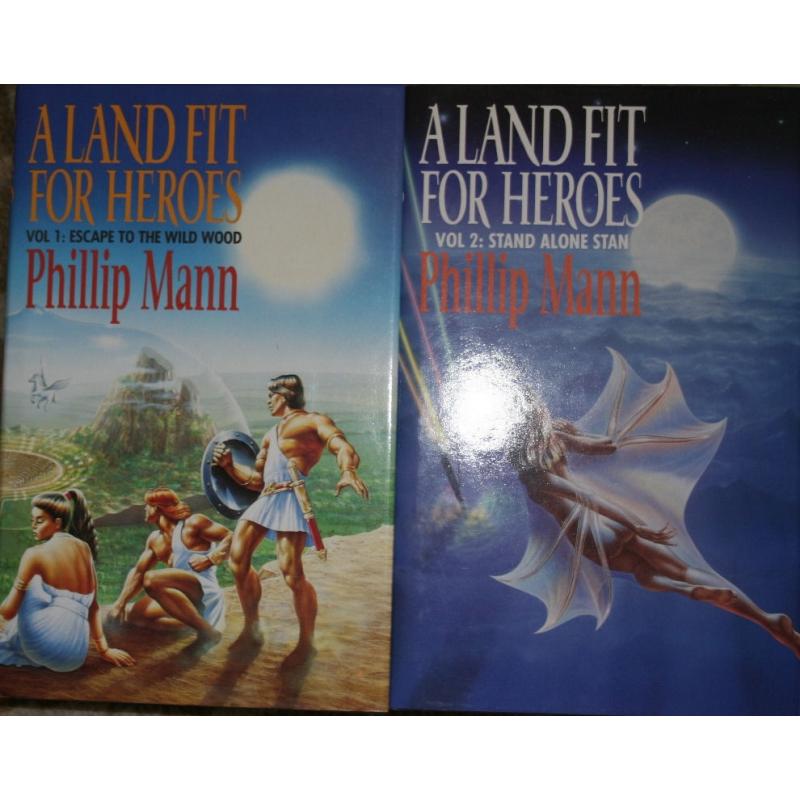 Phillip Mann hardback books