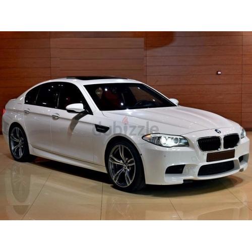 ?ALPINE WHITE 2013? BMW M5 4.4 DCT F10 ? FULLY LOADED ? RED LEATHER ? FULL SERVICE HISTORY?HUGE SPEC