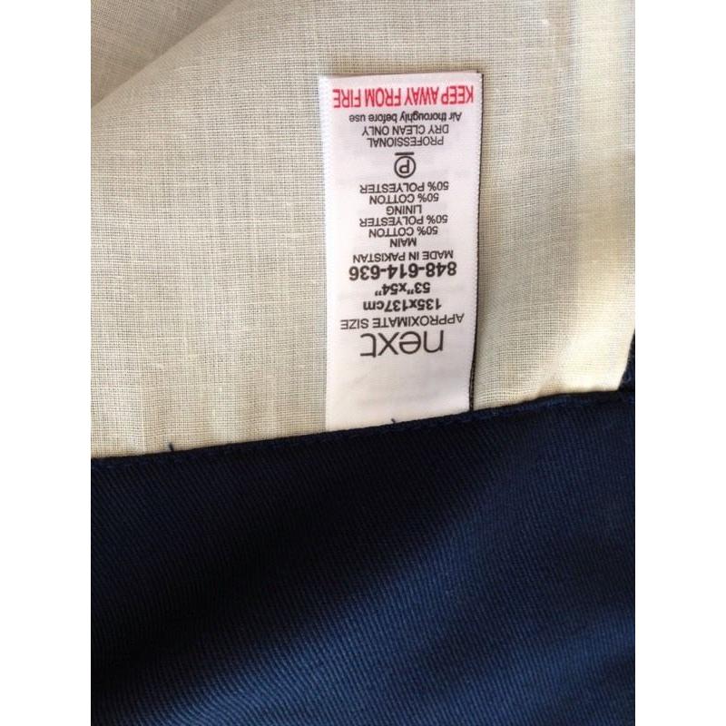 Next navy curtains