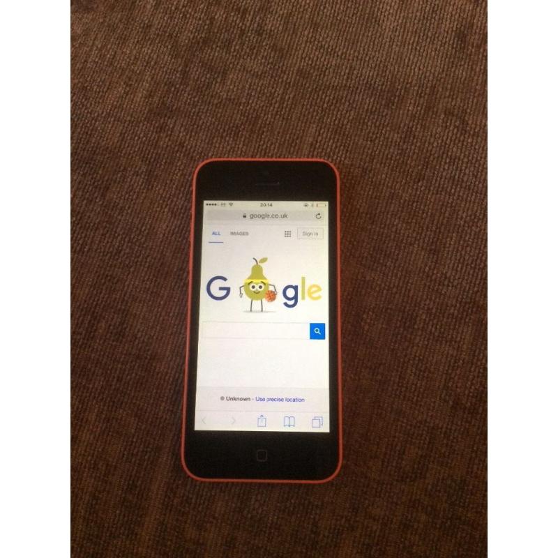 iPhone 5C Coral Pink-ear speaker muffled