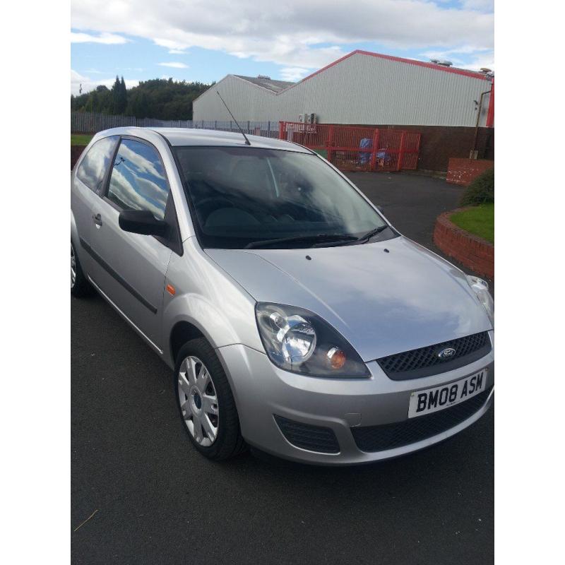 FORD FIESTA 1.2 STYLE, 2008 (08 PLATE), SILVER, LONG MOT, 70K