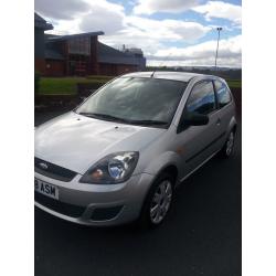 FORD FIESTA 1.2 STYLE, 2008 (08 PLATE), SILVER, LONG MOT, 70K