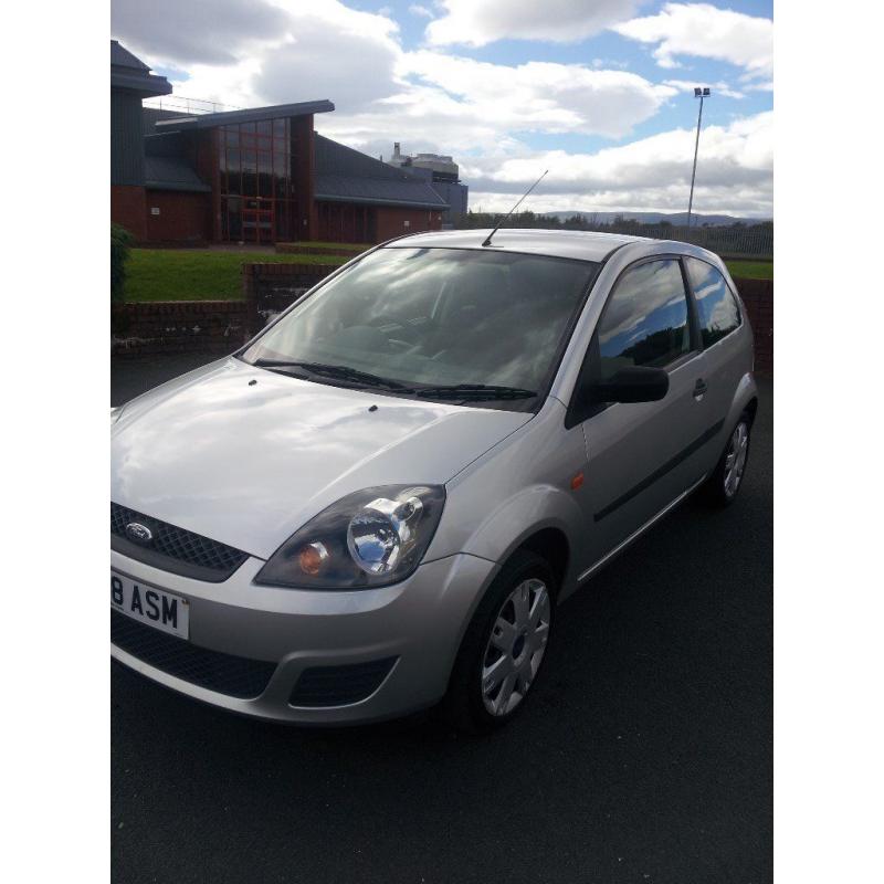 FORD FIESTA 1.2 STYLE, 2008 (08 PLATE), SILVER, LONG MOT, 70K
