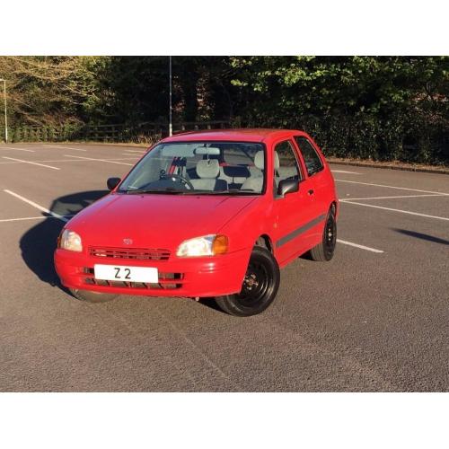 EP90 EP91 Toyota Starlet 1.3 MOT Red - runabout / spares / autotest / renew MOT/gd history - BARGAIN