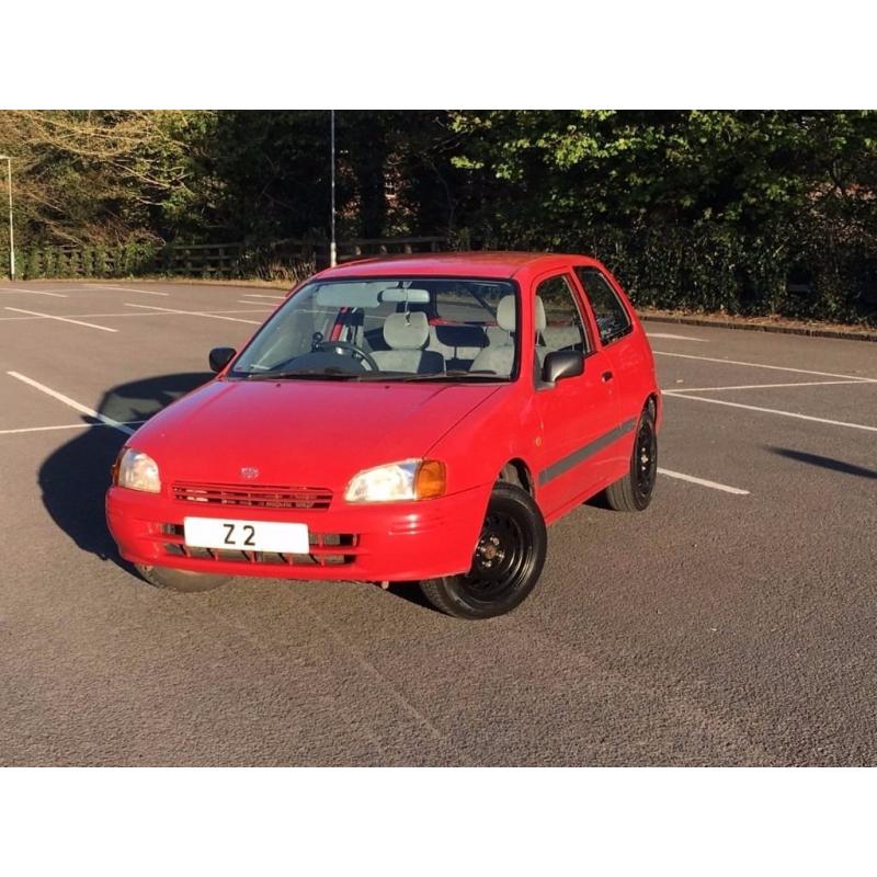 EP90 EP91 Toyota Starlet 1.3 MOT Red - runabout / spares / autotest / renew MOT/gd history - BARGAIN