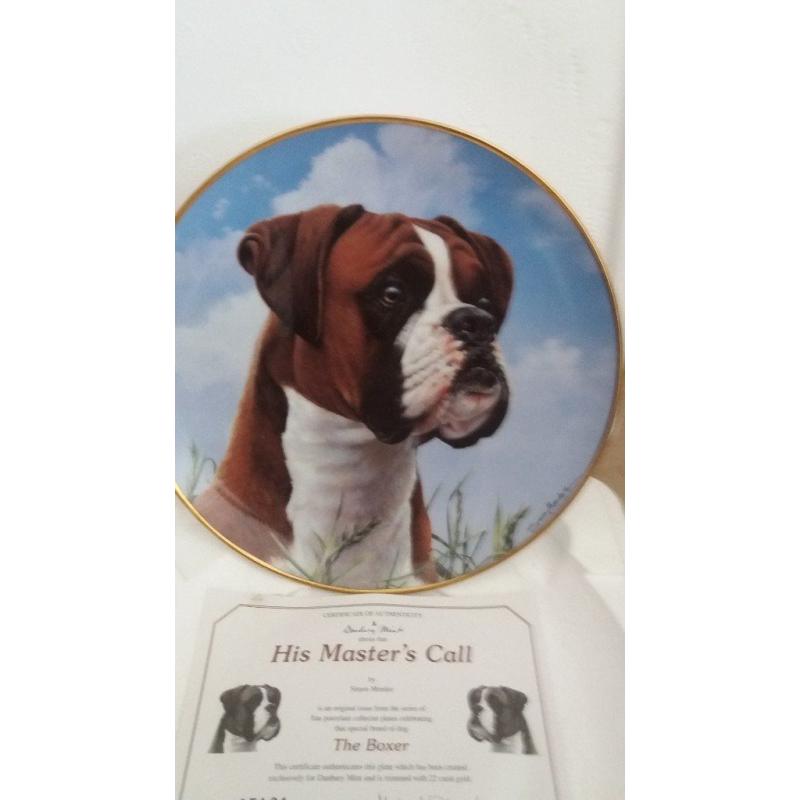 DANBURY MINT BOXER'S PLATES