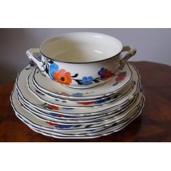 Hancocks Hand Painted Ivory Ware