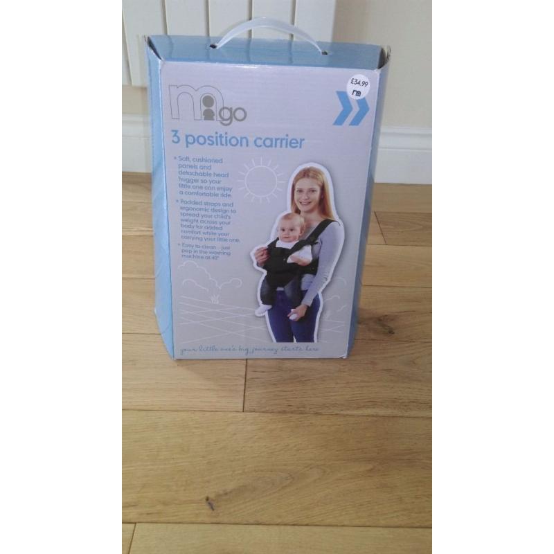 Baby carrier, brand new in box