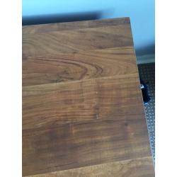 Solid oak nest of tables