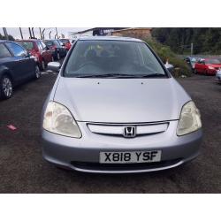 Honda Civic 1.6 i VTEC SE Executive MOT MAR 17+GREAT RUNNER+3 MONTH WARRANTY INCLUDED WITH CAR