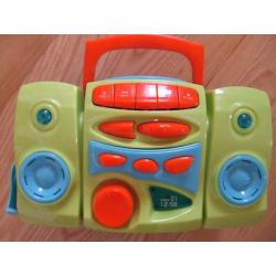Chad Valley I'm a CD Player Blue music push buttons