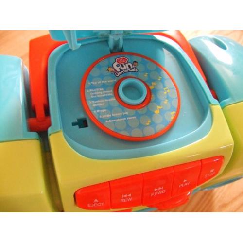 Chad Valley I'm a CD Player Blue music push buttons