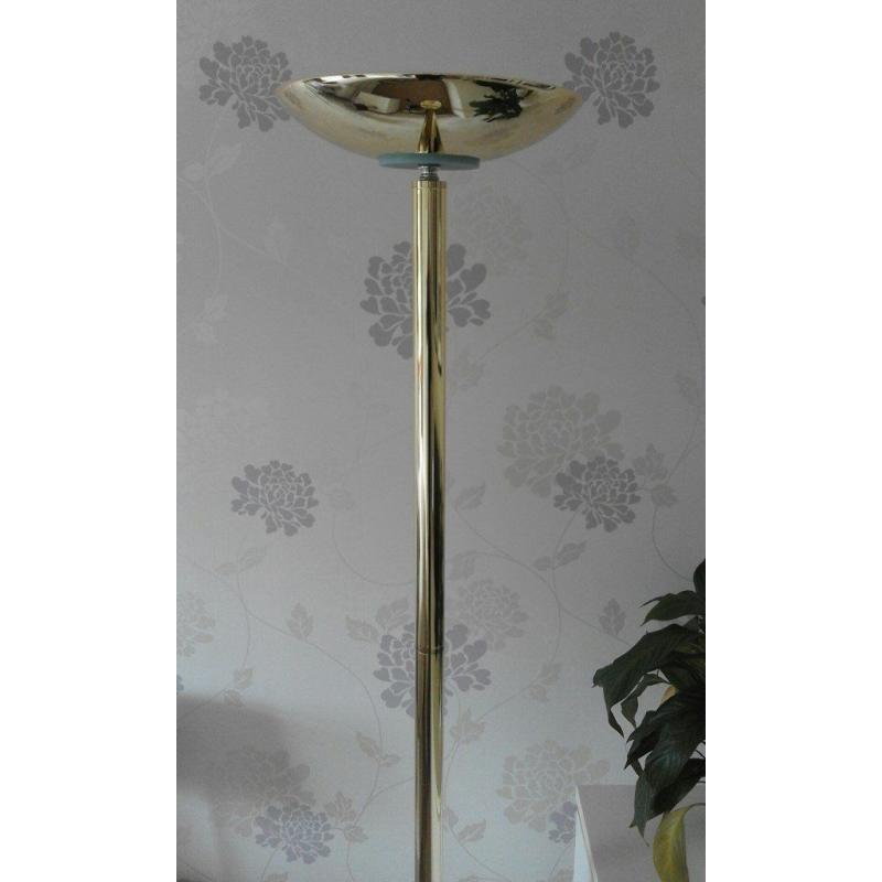 Floor lamp, gold effect
