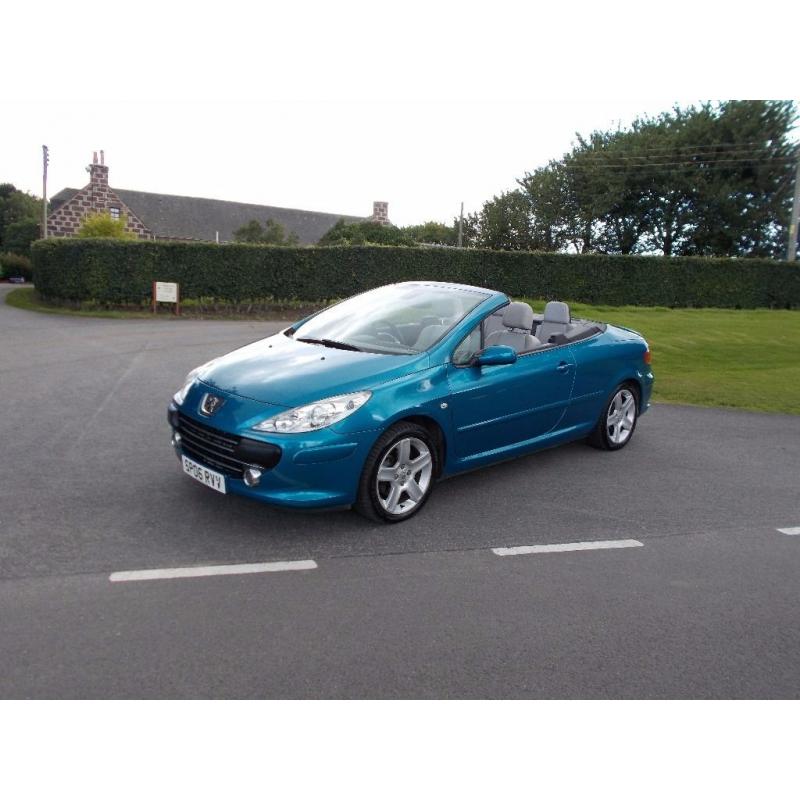 2006 06 PEUGEOT 307 CC 2.0 HDI SE CONVERTIBLE MOT SEPTEMBER 2017