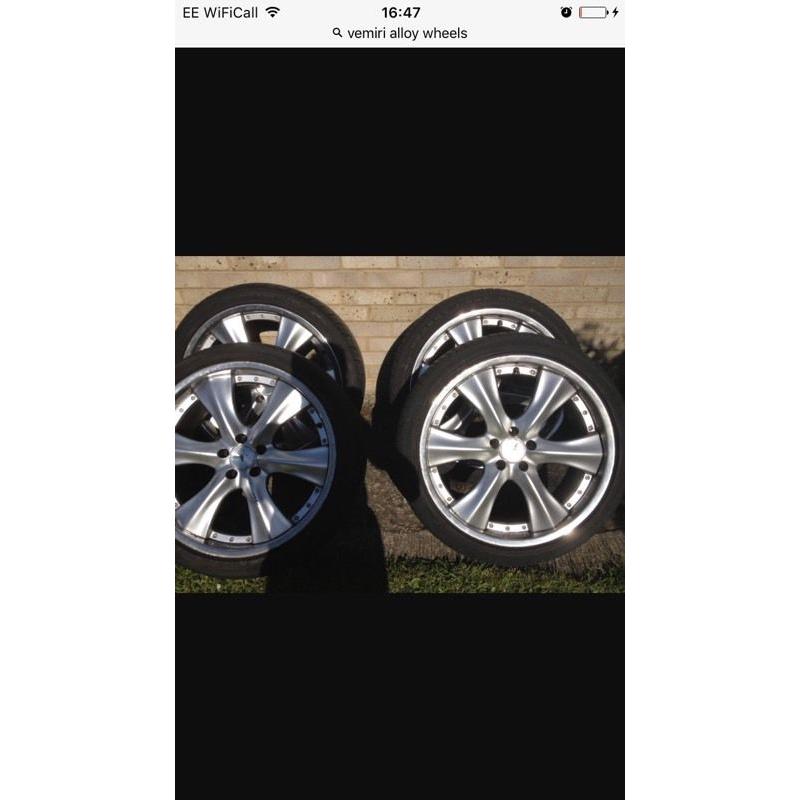 22 inch Mercedes vermiri alloy wheels/tyres