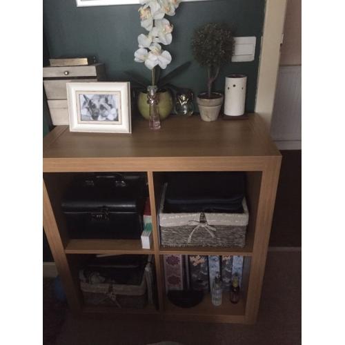 Wooden display unit