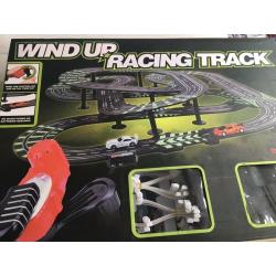 Wind up racing track