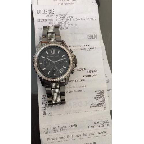 Michael kors ladies watch ( ceramic )