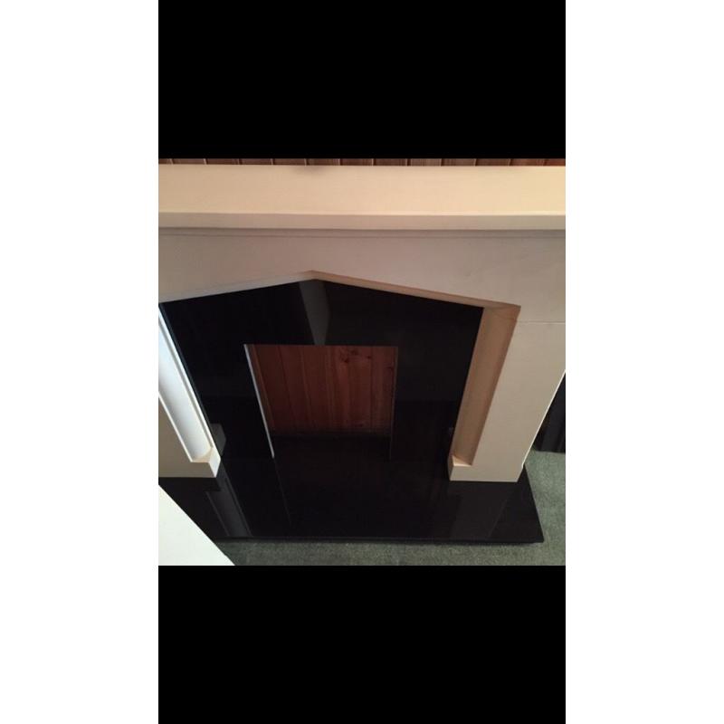 BRAND NEW SOLID STONE GOTHIC STYLE MANTLE
