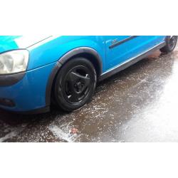 Corsa c 3 spoke good tyres apart from 1
