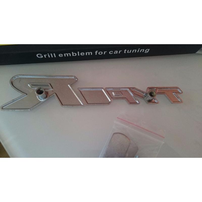 2001-2005 honda civic type r front grille badge