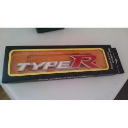 2001-2005 honda civic type r front grille badge