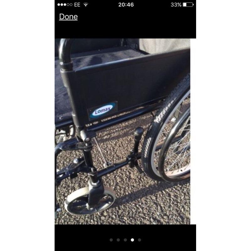 Wheelchair self propel lomax