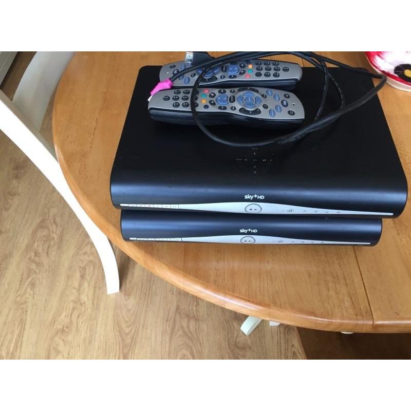 Sky HD+ boxes and remotes