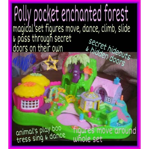 Polly pocket enchanted forest playset