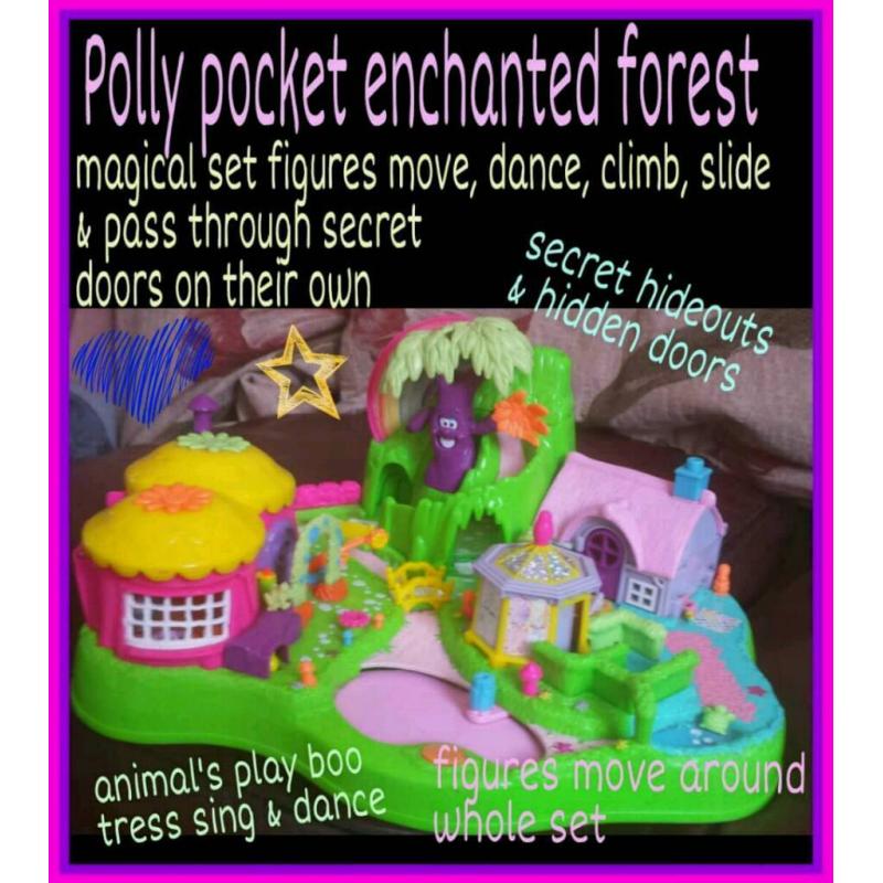 Polly pocket enchanted forest playset