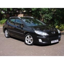 EXCELLENT DIESEL AUTO ESTATE!!! 2008 Peugeot 407 2.0 HDi 136 SE 5dr TIP AUTO, LONG MOT, WARRANTY