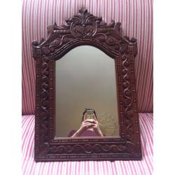 Indian Handcarved Wall Mirror